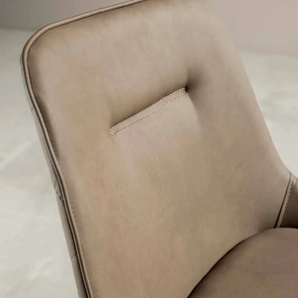 Karrige Ecoleather Nabuk Effect, Struktura metalike - Ermes Viadurini