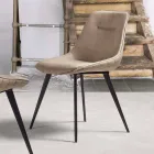 Karrige Ecoleather Nabuk Effect, Struktura metalike - Ermes Viadurini