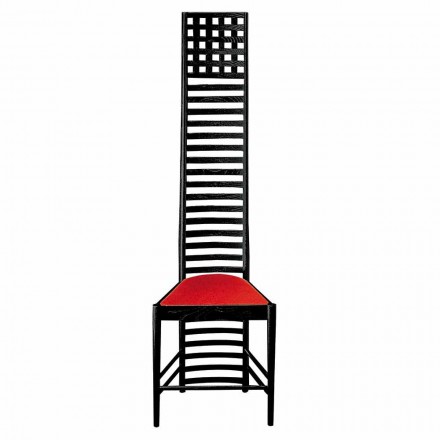 Karrige në hirin e lyer me ngjyrë të zezë me sedilje në pambuk Made in Italy - Merapio Viadurini