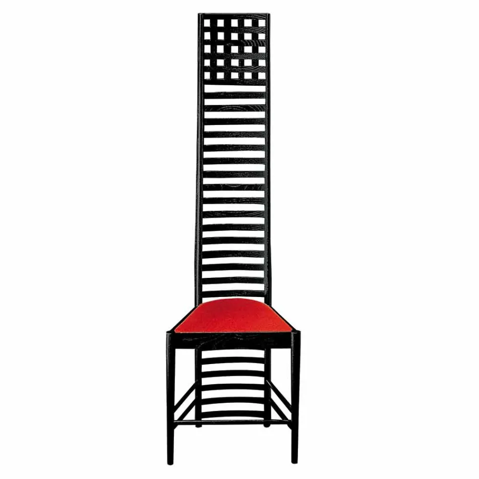 Karrige në hirin e lyer me ngjyrë të zezë me sedilje në pambuk Made in Italy - Merapio Viadurini