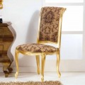 Karrige druri e stilit klasik me këmbë prej ari Bellini