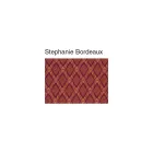 Karrige nga druri dhe pëlhura Mbështetësja e pasme e kryqëzuar me dizajn klasik - Debussy Viadurini