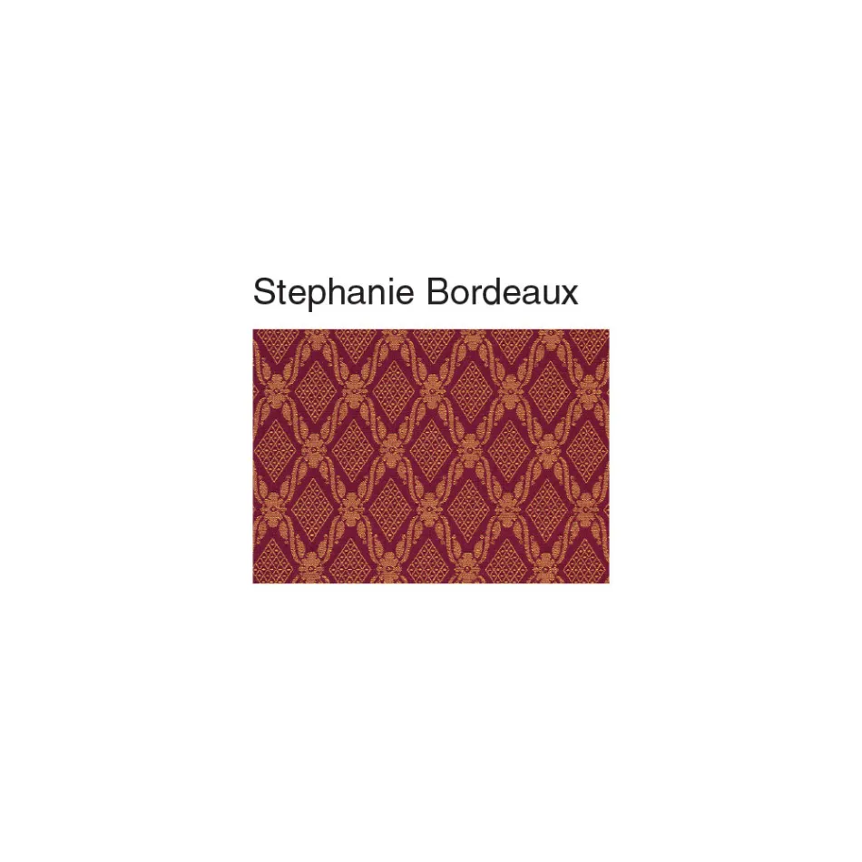 Karrige nga druri dhe pëlhura Mbështetësja e pasme e kryqëzuar me dizajn klasik - Debussy Viadurini