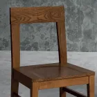 Karrige në Masello Beech Wood Dizajn Kuzhine Prodhuar në Itali - Sofje Viadurini