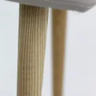 Karrige moderne për dizajn Viola, tapiceri eko-lëkure dhe këmbët prej druri Viadurini