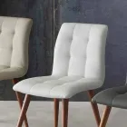 Karrige druri e ngurtë e veshur me eko-lëkurë ngjyrë vjollce Viadurini