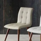 Karrige druri e ngurtë e veshur me eko-lëkurë ngjyrë vjollce Viadurini