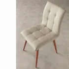 Karrige druri e ngurtë e veshur me eko-lëkurë ngjyrë vjollce Viadurini