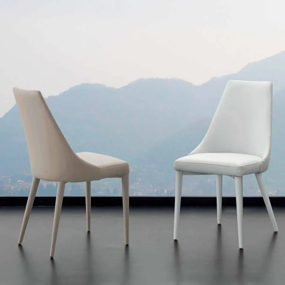 Karrige metalike e veshur tërësisht me eko-lëkurë Nepitella Viadurini