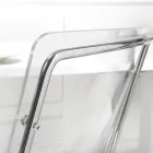 Karrige në pleksiglas transparent dhe hekur Prodhuar në Itali 2 Copë - Charlotte Viadurini