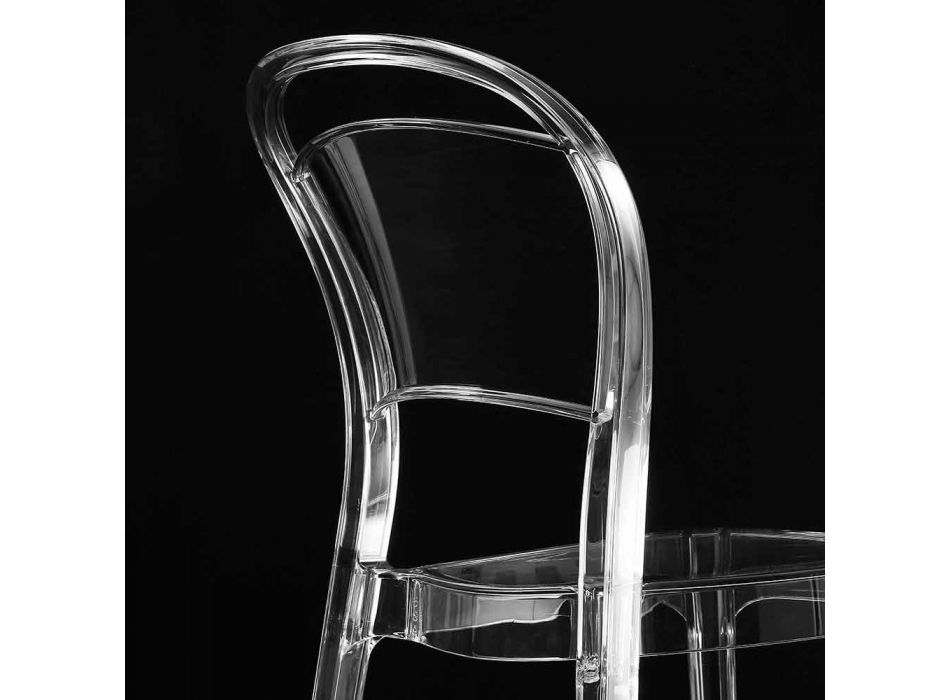 Karrige polikarbonate transparente, dizajn modern - Yanis Viadurini