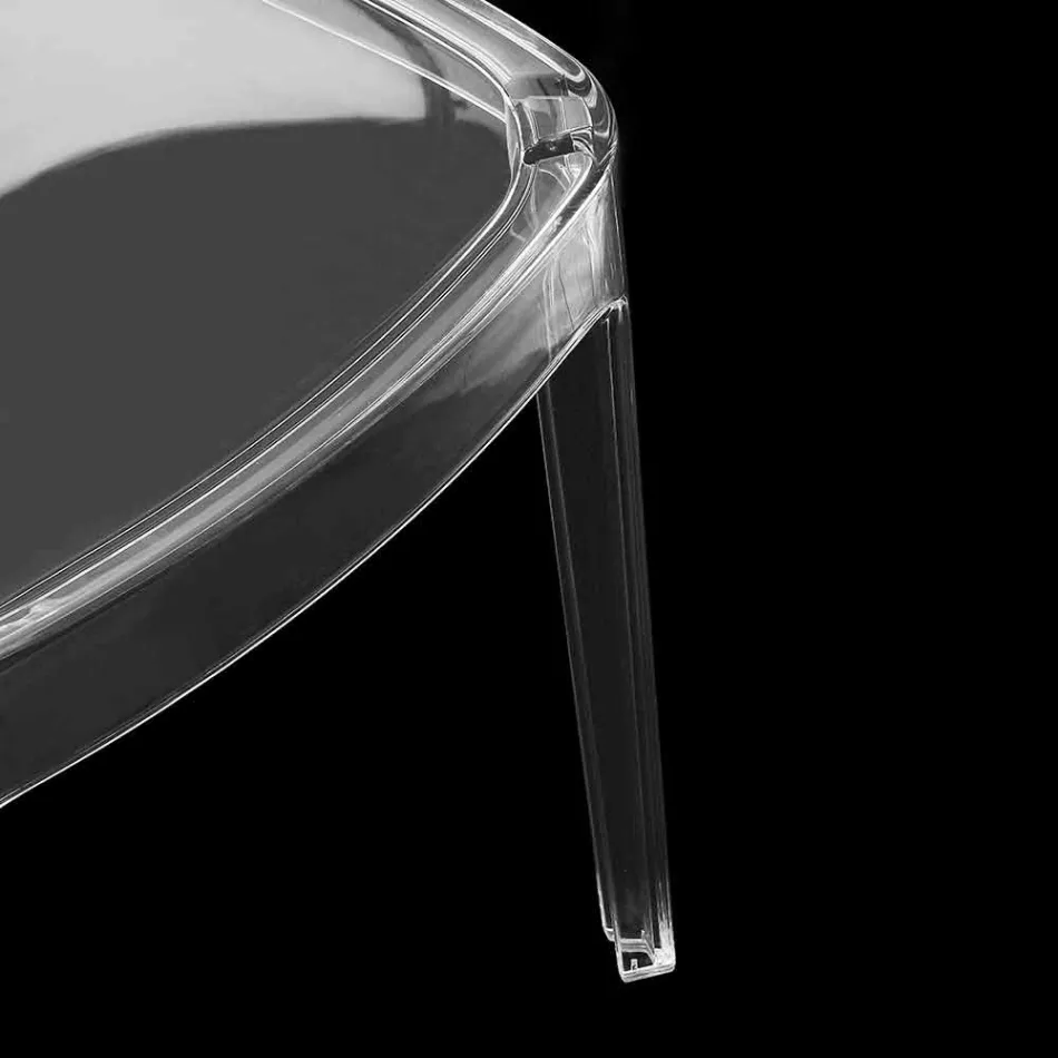 Karrige polikarbonate transparente, dizajn modern - Yanis Viadurini