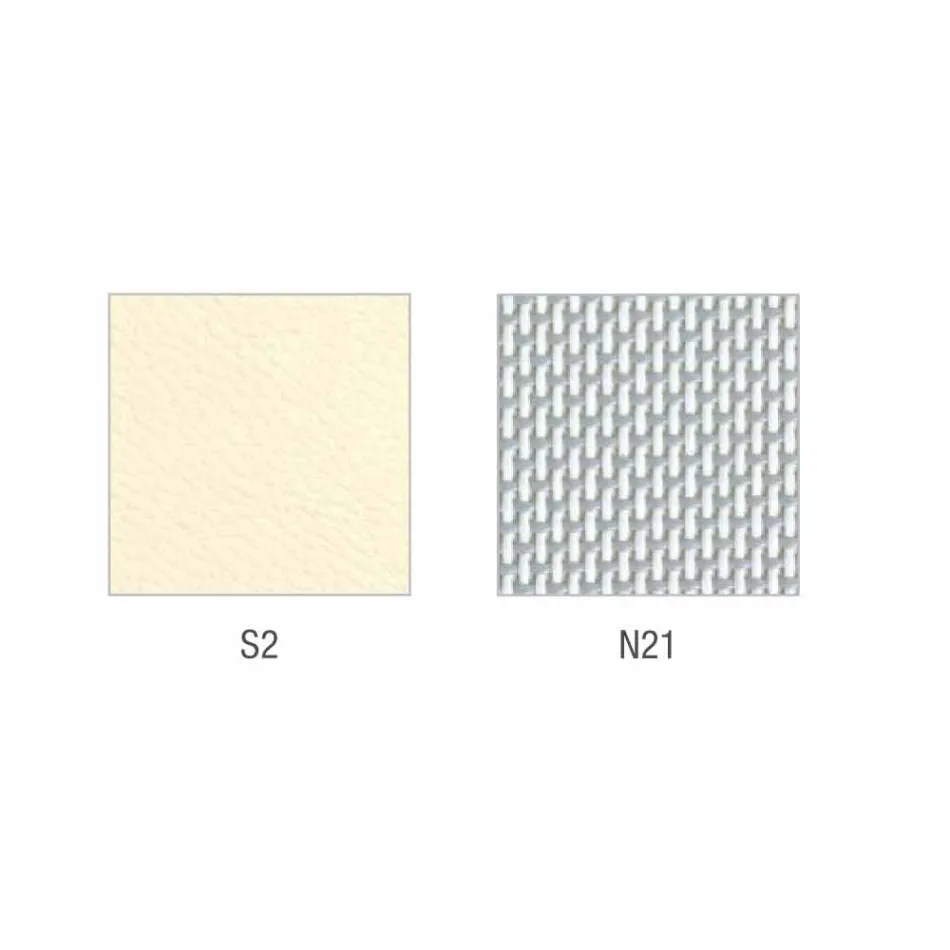 Mina karrige gjysëmdrejtuese dhe operative prej lëkure e bërë në Itali Viadurini