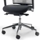 Mina karrige gjysëmdrejtuese dhe operative prej lëkure e bërë në Itali Viadurini