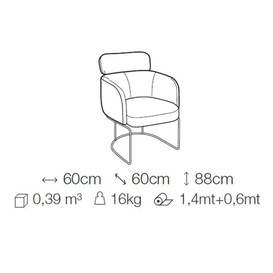 Karrige pëlhure me strukturë luksoze metali të zi prodhuar në Itali - kakao Viadurini