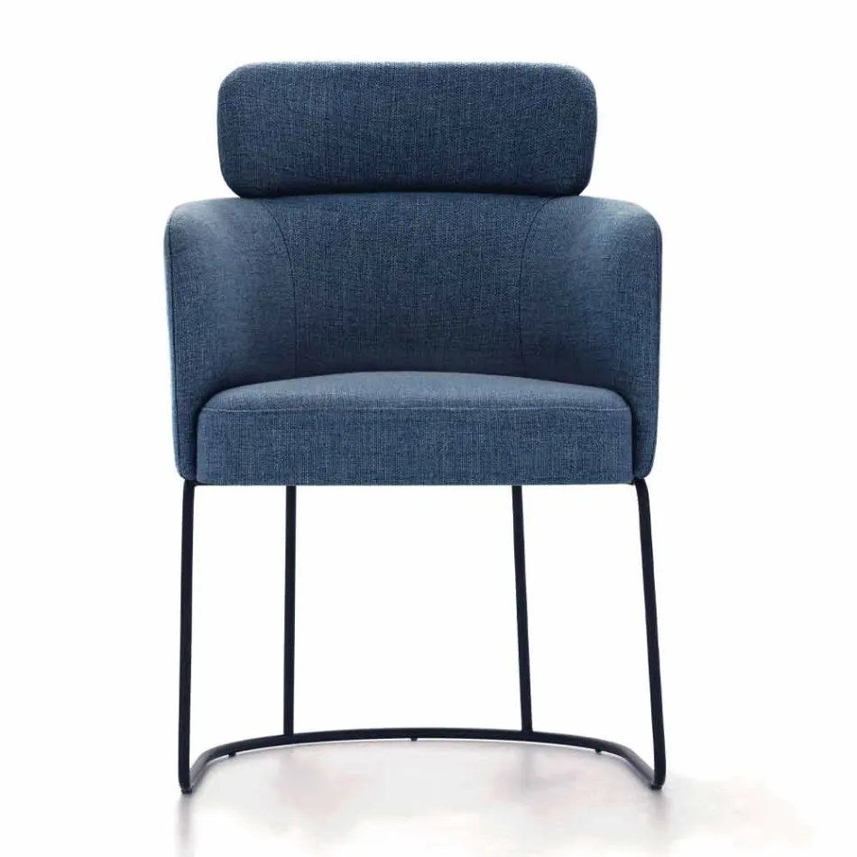 Karrige pëlhure me strukturë luksoze metali të zi prodhuar në Itali - kakao Viadurini