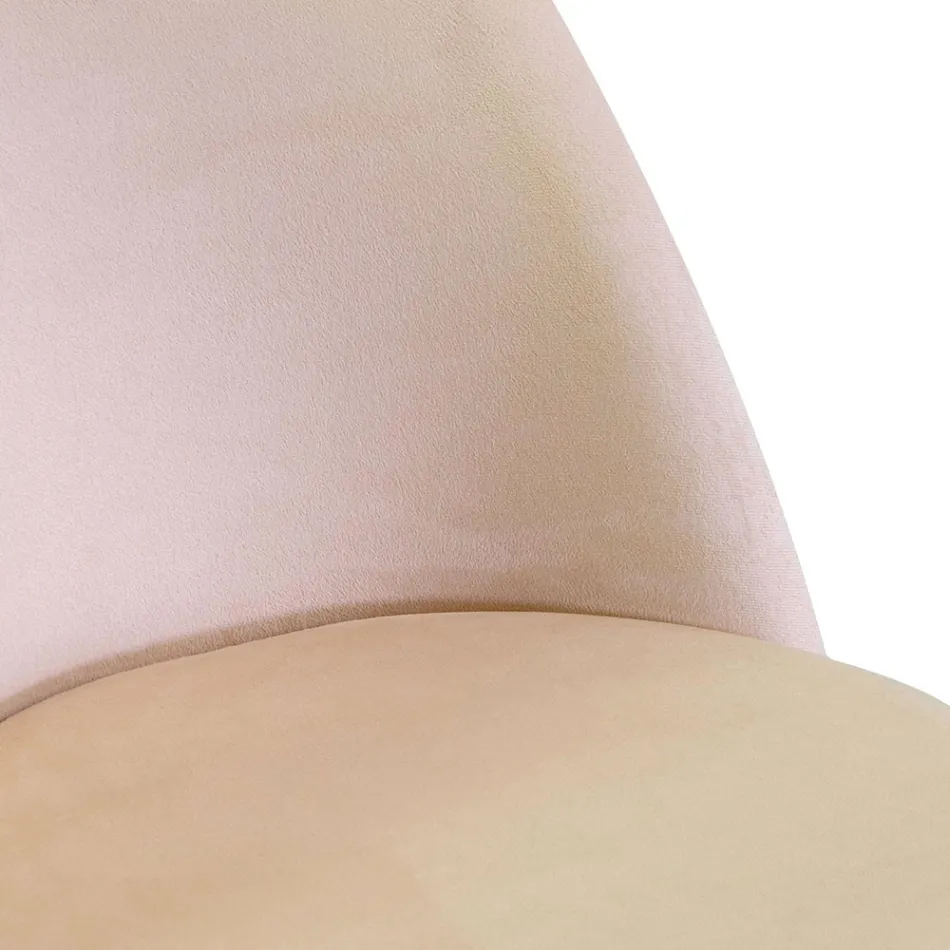 Karrige prej kadifeje dhe korniza metalike me veshje të ndryshme - Penna Viadurini