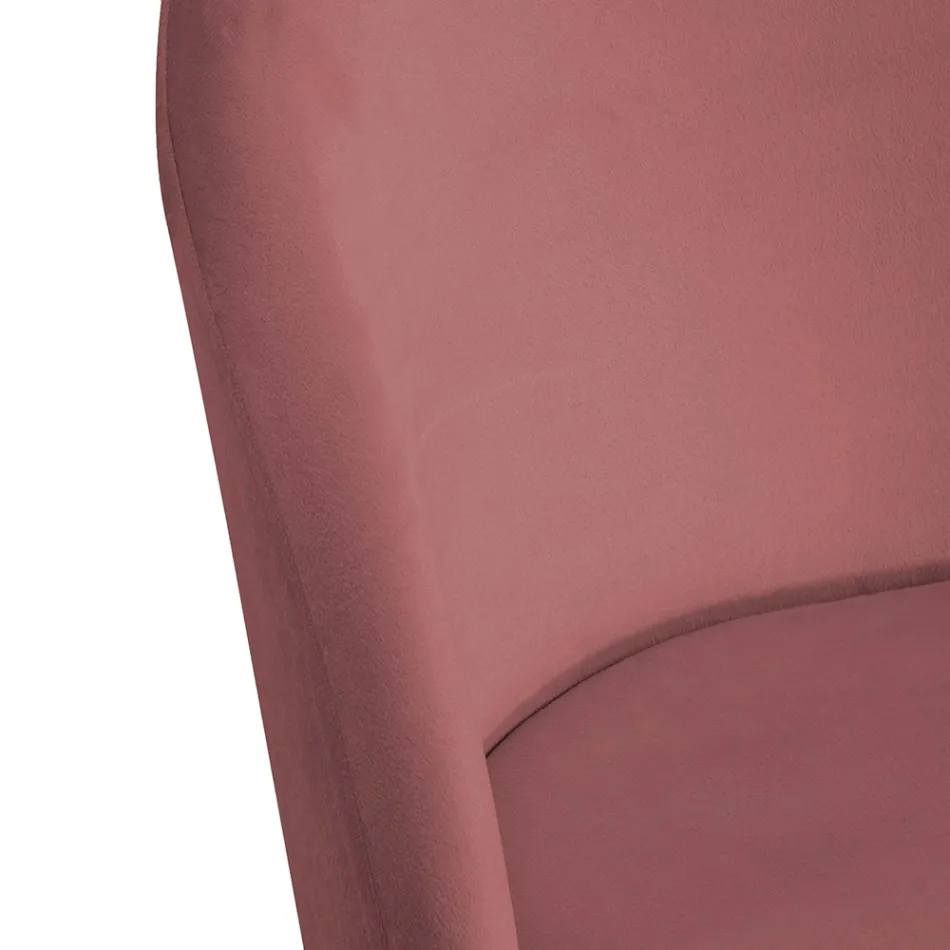 Karrige prej kadifeje dhe korniza metalike me veshje të ndryshme - Penna Viadurini