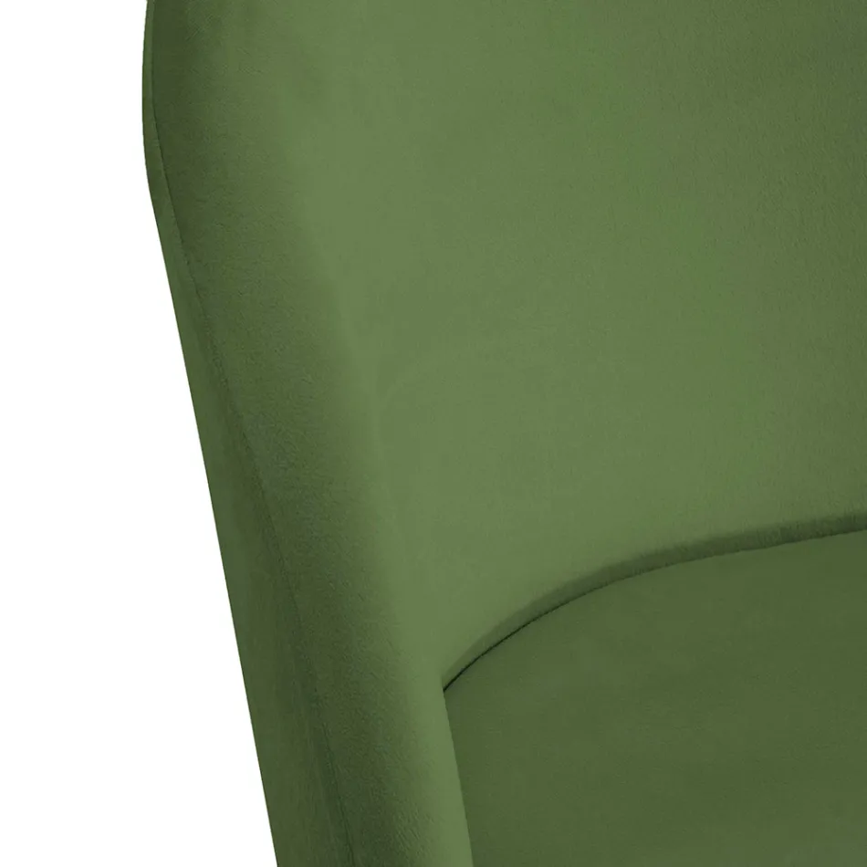 Karrige prej kadifeje dhe korniza metalike me veshje të ndryshme - Penna Viadurini