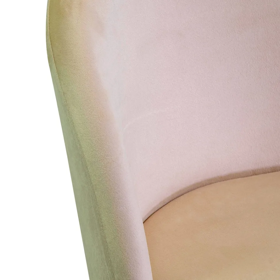 Karrige prej kadifeje dhe korniza metalike me veshje të ndryshme - Penna Viadurini