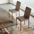 Dizajn karrige që jetojnë në eko-lëkurë të prodhuar në Itali, Soliera