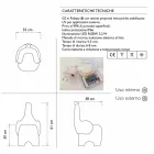 Karrige me shkëlqim për fëmijë, e udhëhequr nga RGBW e rimbushur, 2 copë - Tino nga Myyour Viadurini