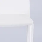 Karrige moderne e dhomës së ndenjes në Eko-Lëkurë dhe Metal Prodhuar në Itali - Reka Viadurini