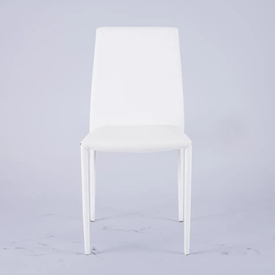 Karrige moderne e dhomës së ndenjes në Eko-Lëkurë dhe Metal Prodhuar në Itali - Reka Viadurini