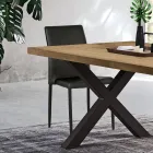 Karrige moderne e zonës së jetesës në Eko-Lëkurë dhe Metal Prodhuar në Itali - Michaela Viadurini