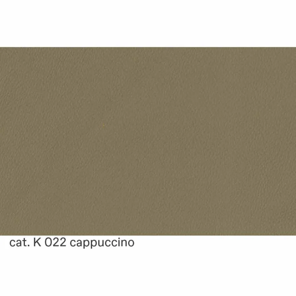 Karrige çeliku moderne me sedilje lëkure të prodhuar në Itali - Beniamino Viadurini