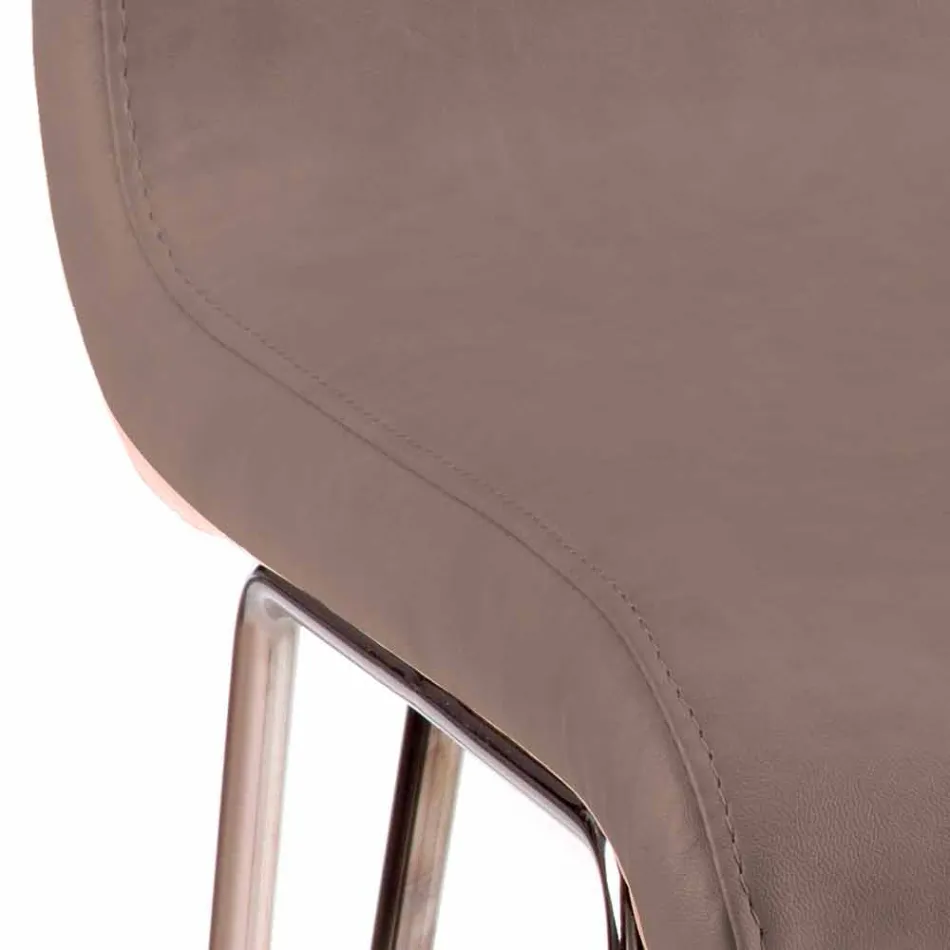 Karrige moderne në lëkurë ose lëkurë imituese për dhomën e ngrënies ose kuzhinë Maha Viadurini