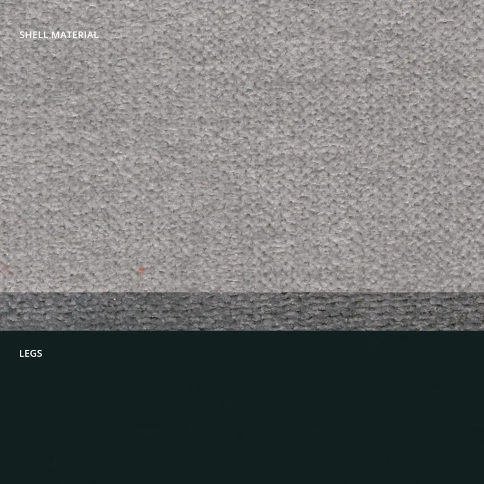 Karrige moderne në pëlhurë dhe këmbë trekëndëshi e prodhuar në Itali, Oriella Viadurini