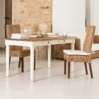 Karrige e jashtme në Thurje banane me jastëk sediljeje - Safari Viadurini