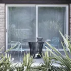 Karrige metalike e grumbullueshme për ambiente të jashtme Prodhuar në Itali 2 Copë - Thjesht Viadurini