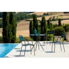 Stackable Outdoor Karrige pluhur e veshur në Itali, 4 copë - Amina Viadurini