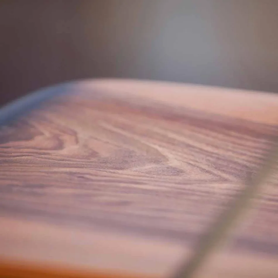 Katedra e Dhomës së Darkës e punuar me dorë në Dru dhe Çelik Prodhuar në Itali - Valencia Viadurini