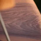 Katedra e Dhomës së Darkës e punuar me dorë në Dru dhe Çelik Prodhuar në Itali - Valencia Viadurini