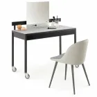 Karrigia e dhomës së ngrënies me sedilje ekoleter prodhuar në Itali, 2 copë - Nobelio Viadurini