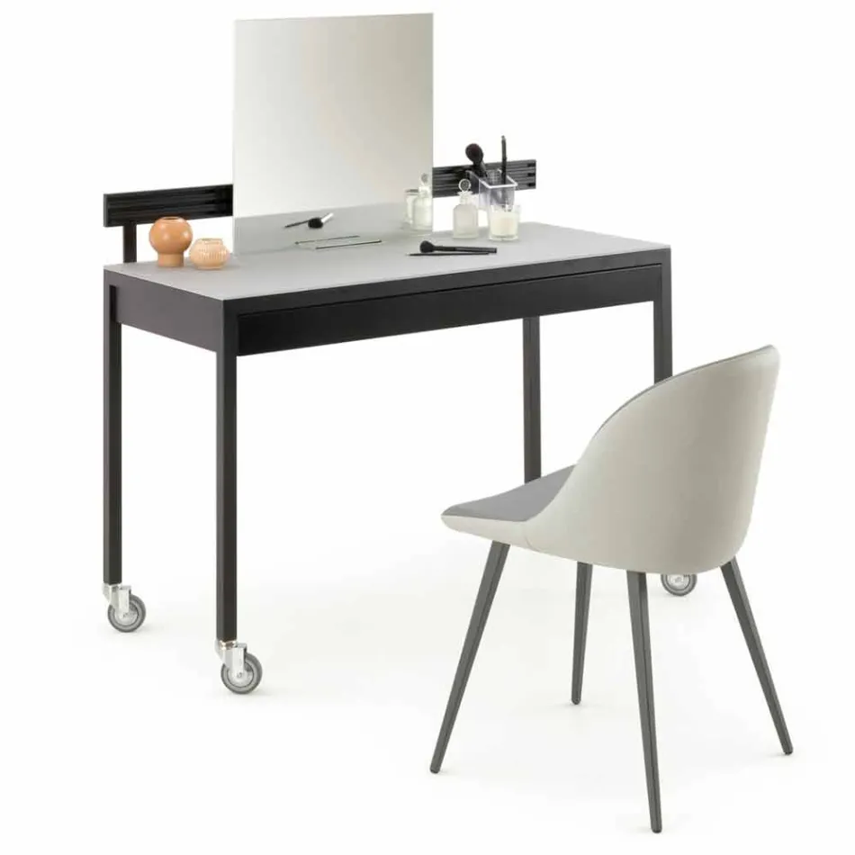 Karrigia e dhomës së ngrënies me sedilje ekoleter prodhuar në Itali, 2 copë - Nobelio Viadurini