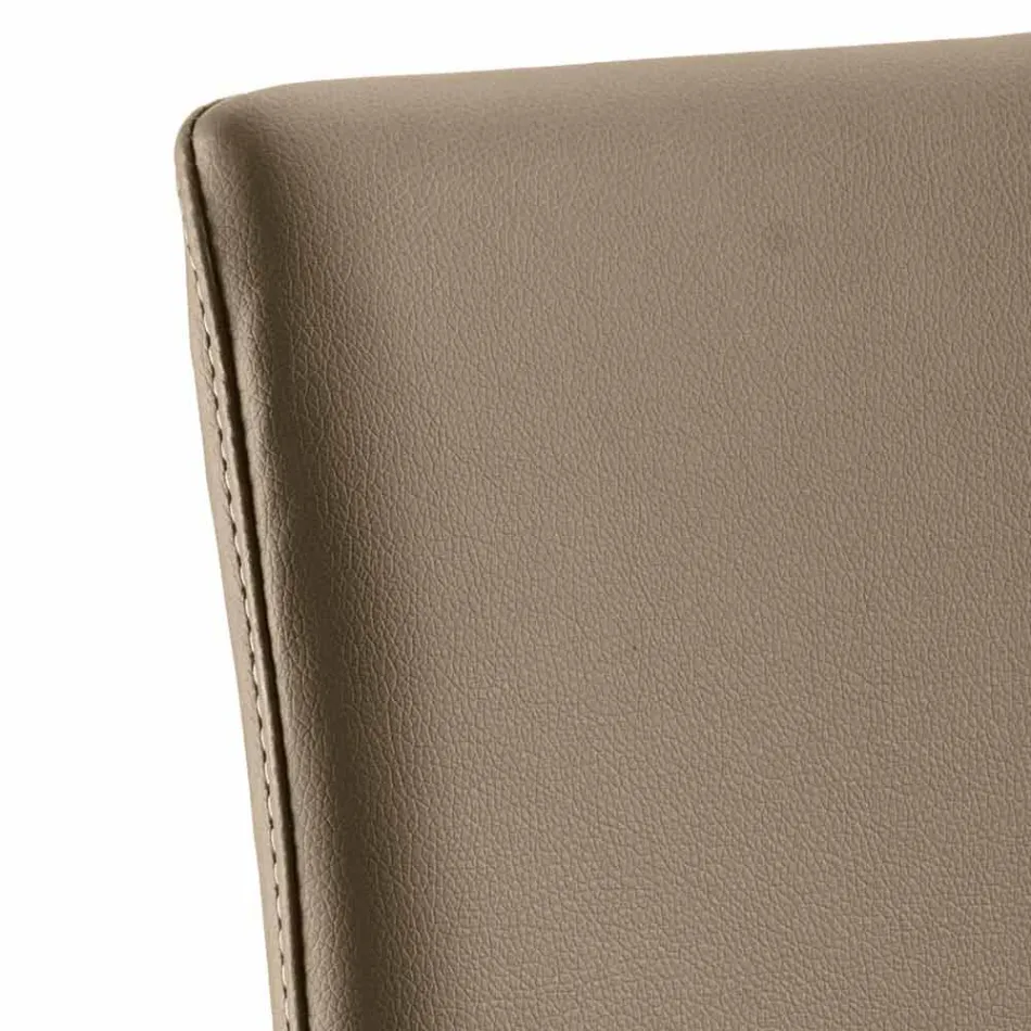 Karrige ngrënieje me dizajn lëkure Abbie faux, e bërë në Itali Viadurini