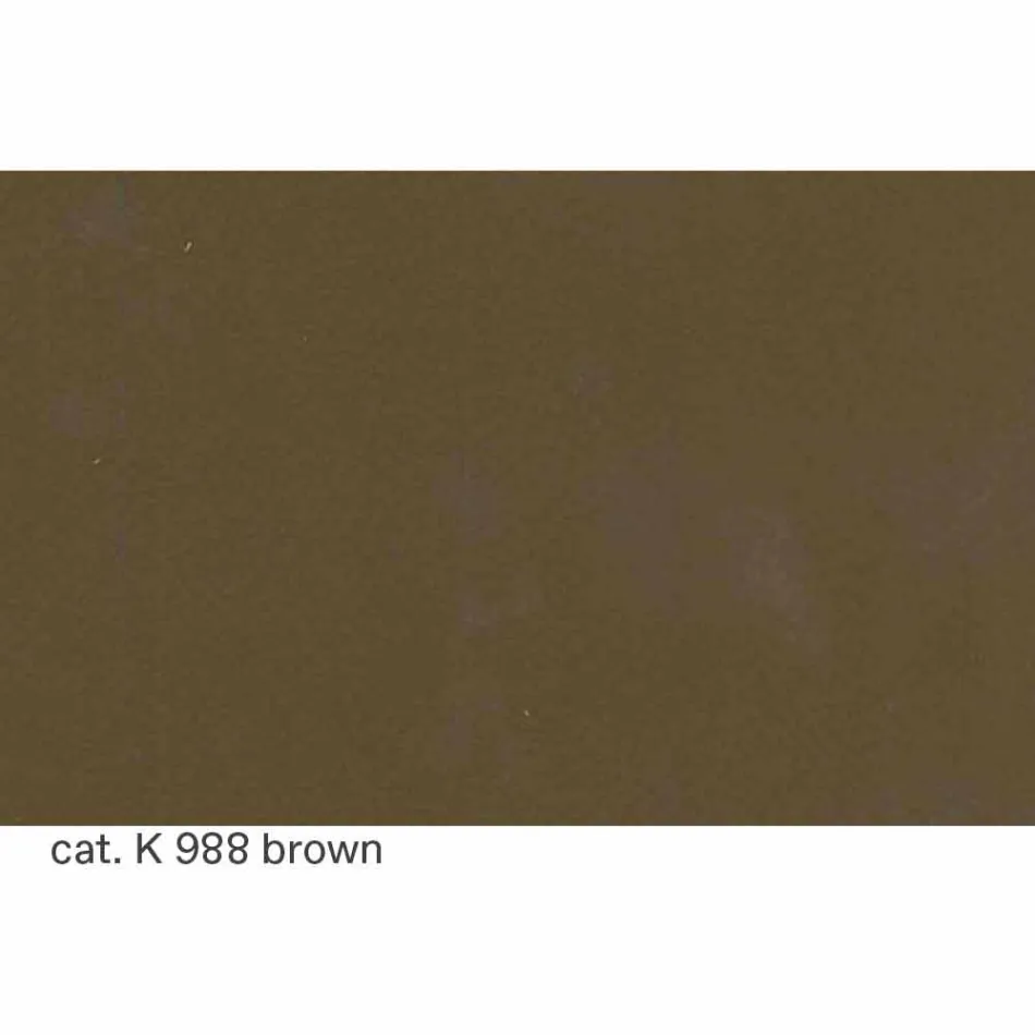 Karrige për dhomën e ngrënies në çelik të kromuar dhe lëkurë të prodhuar në Itali - Beniamino Viadurini