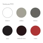 Karrige metalike e dhomës së ngrënies, e mbuluar me lëkurë imituese, 4 copë - Nadia Viadurini