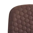 Karrige e dhomës së ngrënies me mikrofibër dhe metal të zi Mat 4 copë - Jake Viadurini