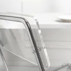 Karrige e dhomës së ngrënies me pleksiglas Prodhuar në Itali 2 Copë - Charlotte Viadurini