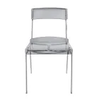 Karrige e dhomës së ngrënies me pleksiglas Prodhuar në Itali 2 Copë - Charlotte Viadurini