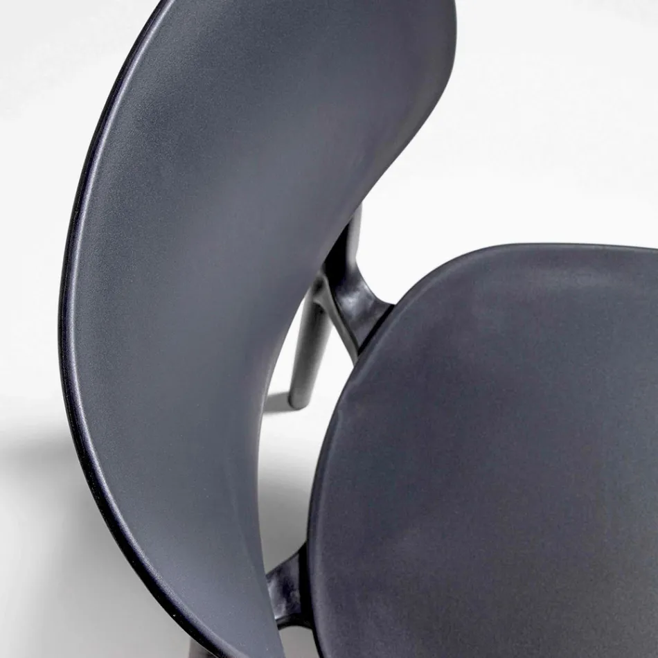 Karrigia e dhomës së ngrënies prej polipropileni, 4 copë - Zagreb Viadurini