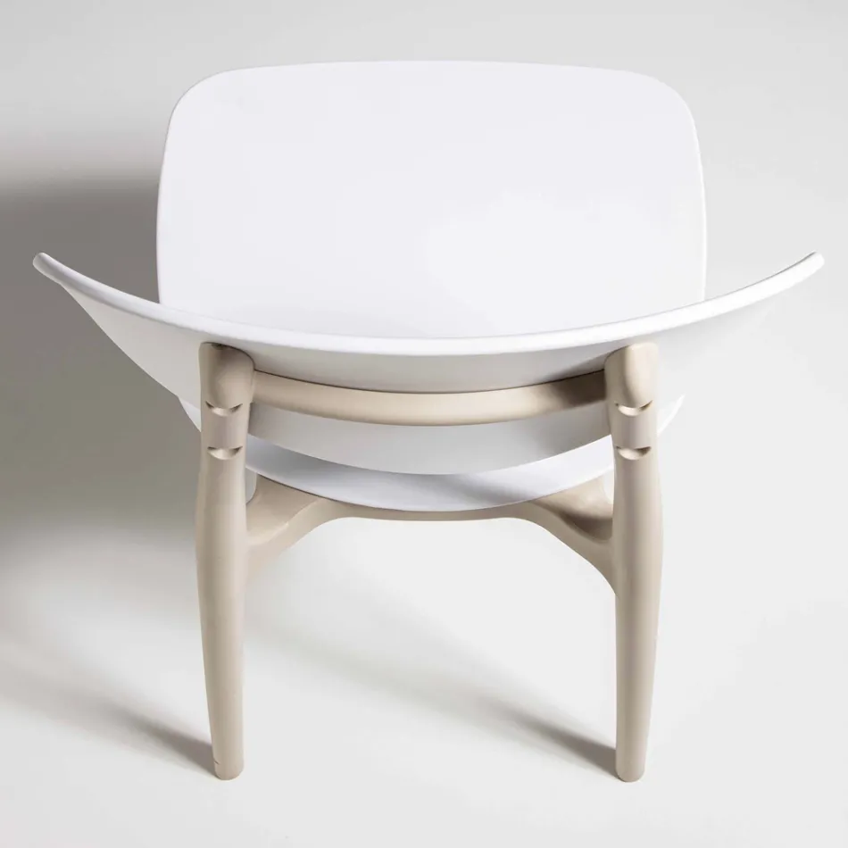 Karrigia e dhomës së ngrënies prej polipropileni, 4 copë - Zagreb Viadurini