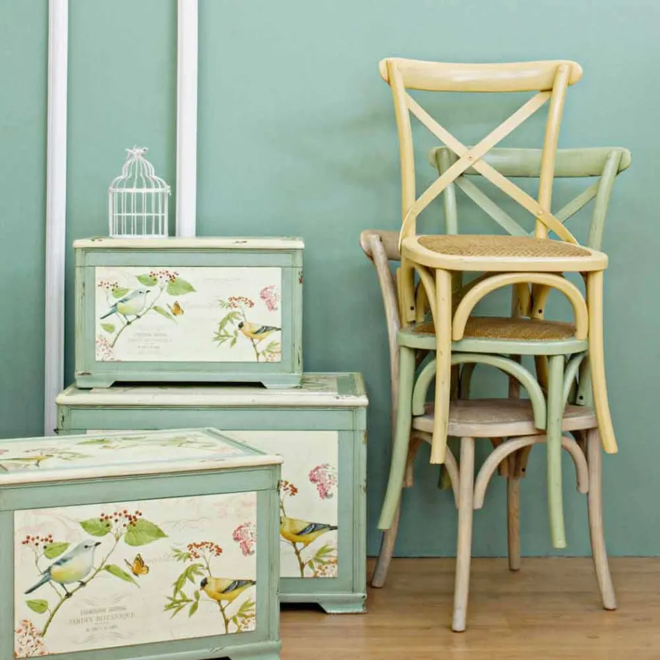 Karrigia e dhomës së ngrënies në Homemotion Klasik i Bastunit dhe Drurit - Meridia Viadurini