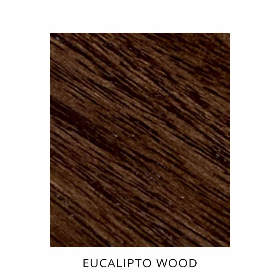 Karrige e dhomës së ngrënies me pëlhurë me bazë druri të prodhuar në Itali - kokosit Viadurini