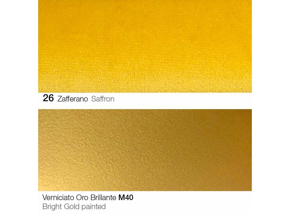 Karrige e dhomës së ngrënies me pëlhurë me këmbë ari prodhuar në Itali - Marchesi Viadurini
